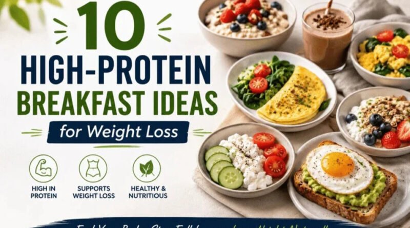 10 High-Protein Breakfast Ideas for Weight Loss
