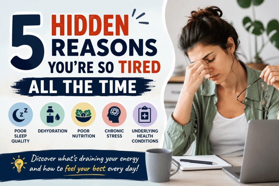 5 Hidden Reasons You’re So Tired All the Time