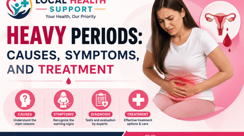 Heavy Periods Causes, Symptoms, and Treatment