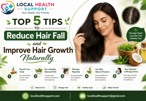 Top 5 Tips to Reduce Hair Fall