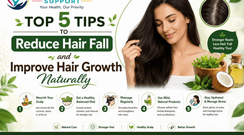 Top 5 Tips to Reduce Hair Fall