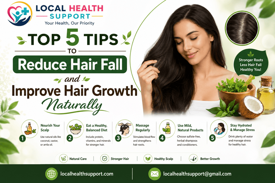 Top 5 Tips to Reduce Hair Fall