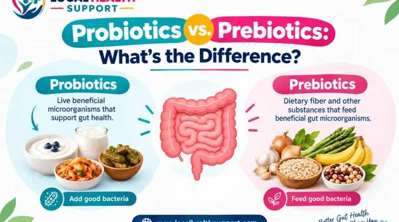 Probiotics vs. Prebiotics